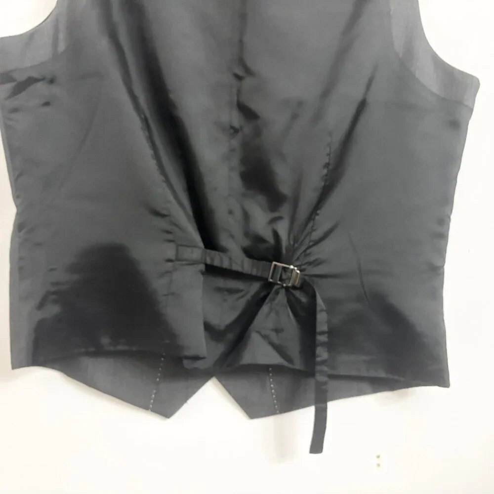 EUC Kenneth Cole Charcoal Gray Formal Vest - sz Small